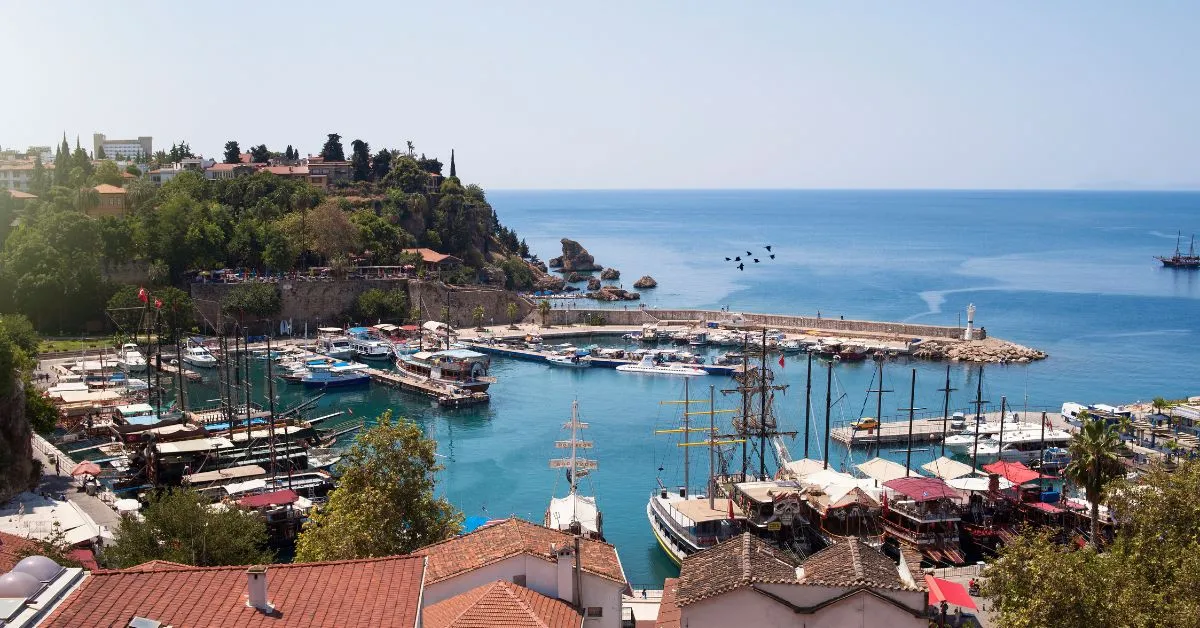 Antalya old town boats, Turkey