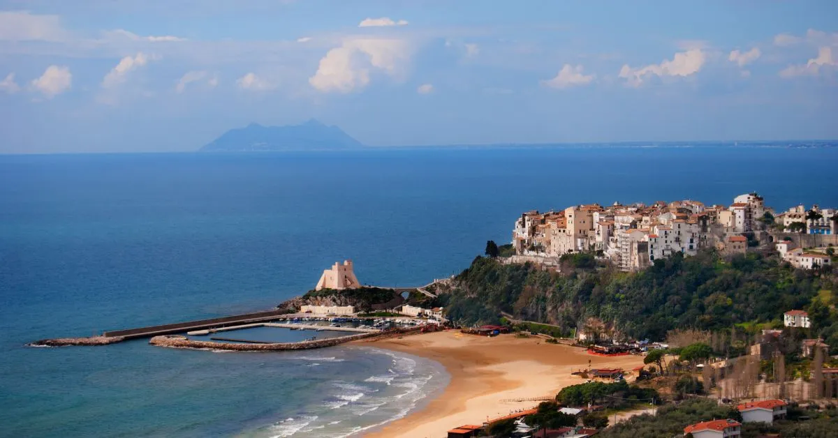 Beaches near Rome, Italy