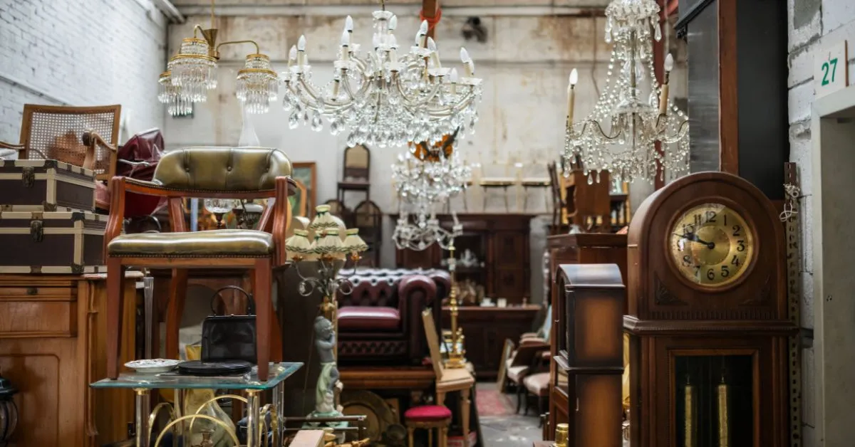 Furniture market, Berlin, Germany