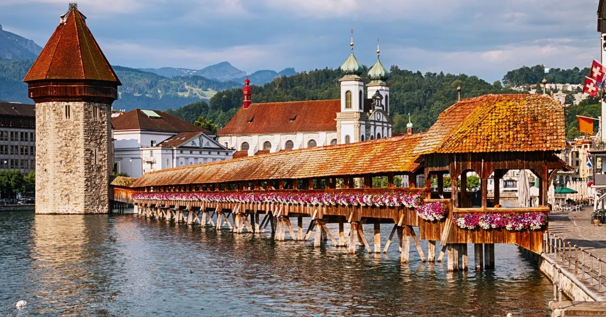 Lucerne chapel bridge, Switzerland