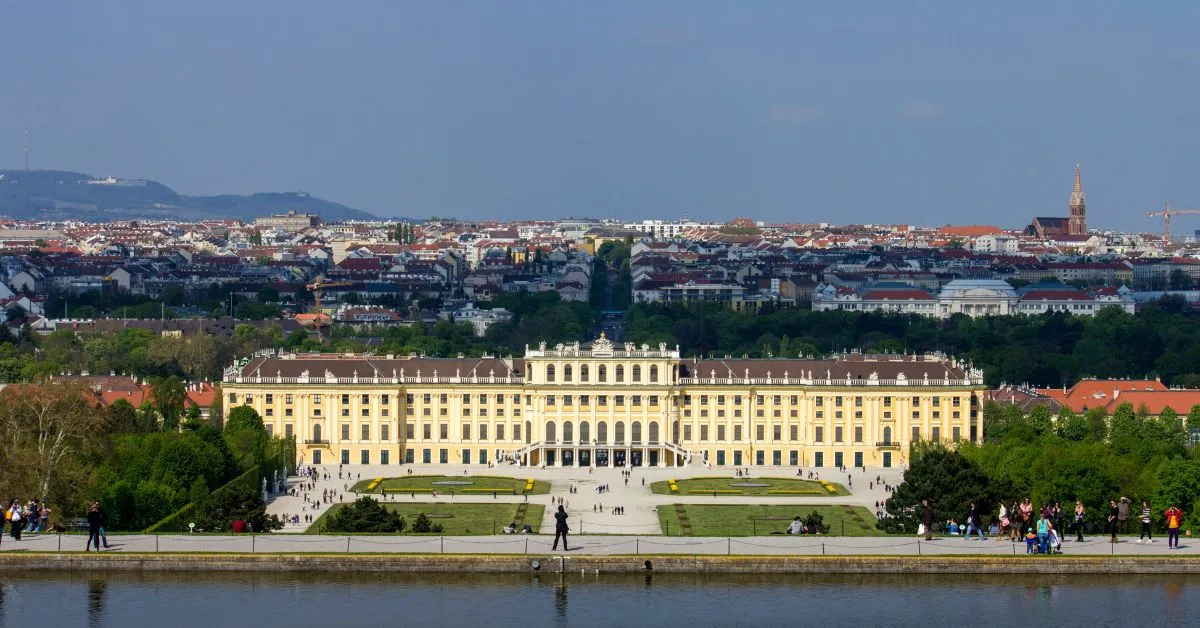 Schönbrunn Palace in Vienna, Austria