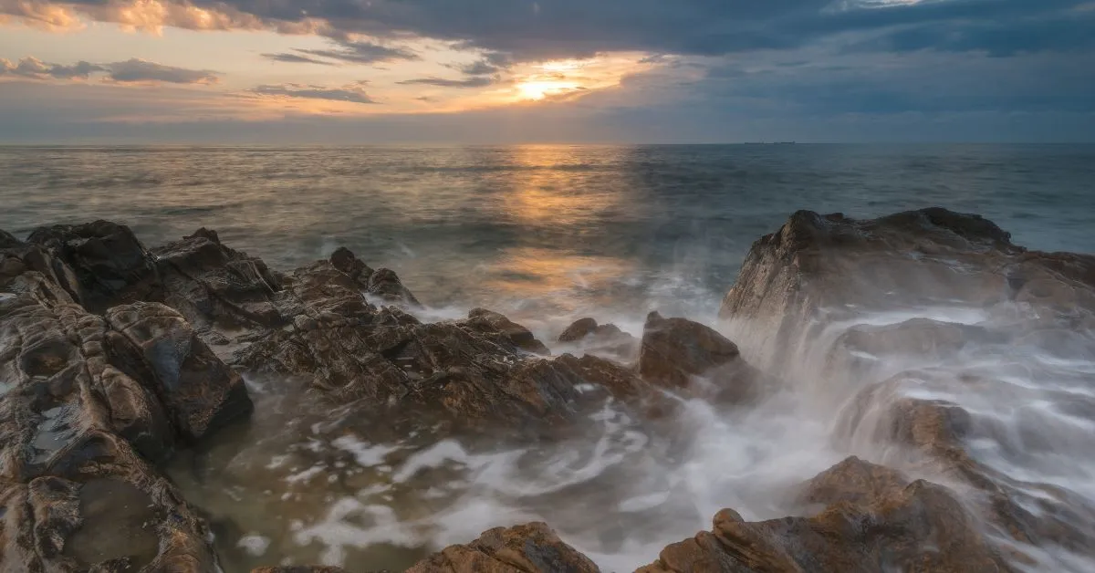 Sunset at Santa Marinella, Rome, Italy