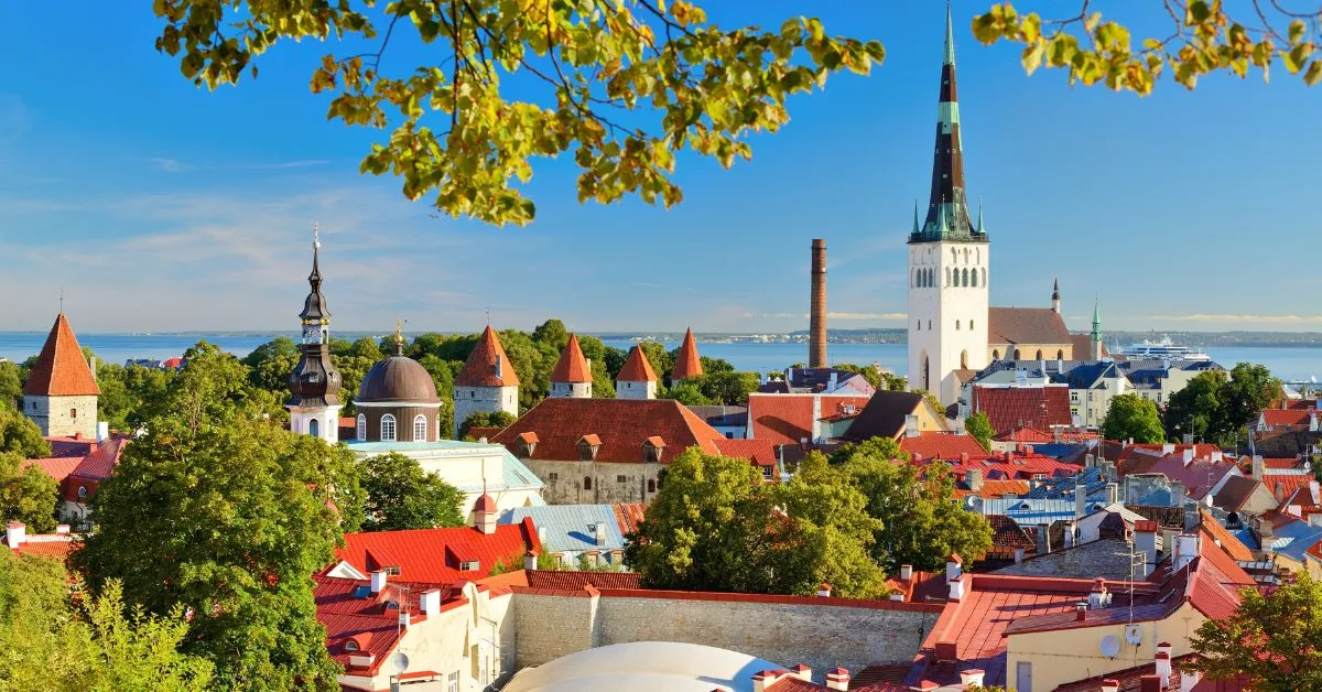 Tallinn skyline, Estonia