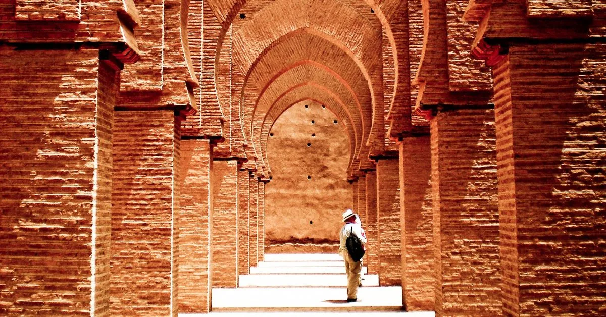 Traveler in Morocco
