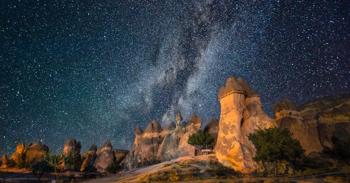 Cappadocia by night, Turkey