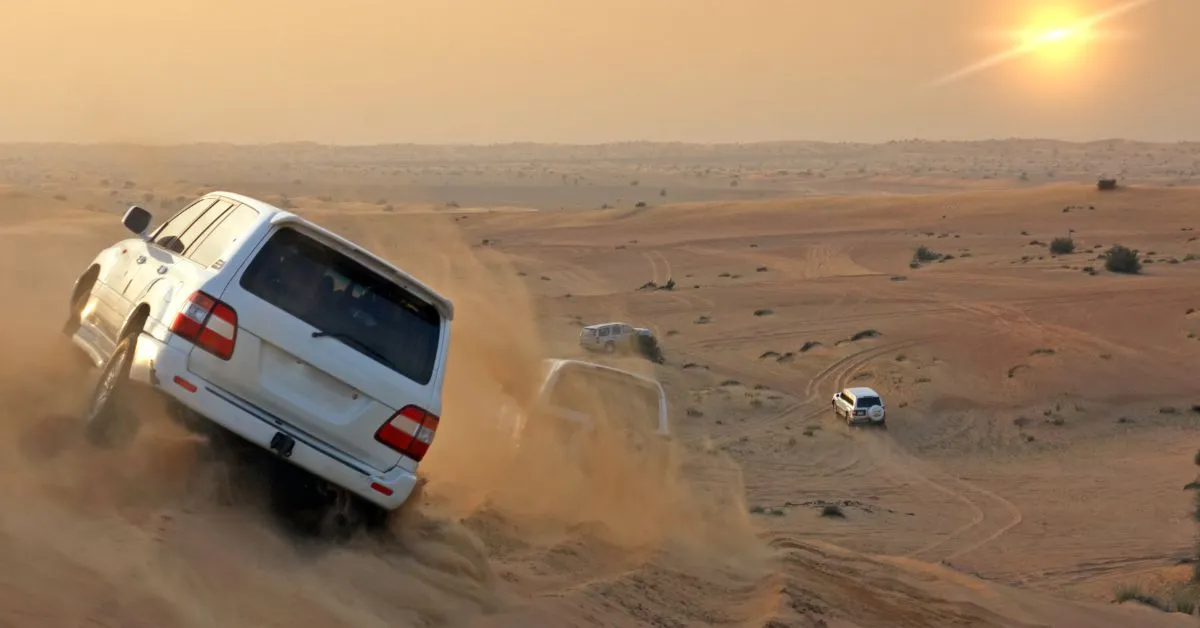 Dubai desert safari, United Arab Emirates