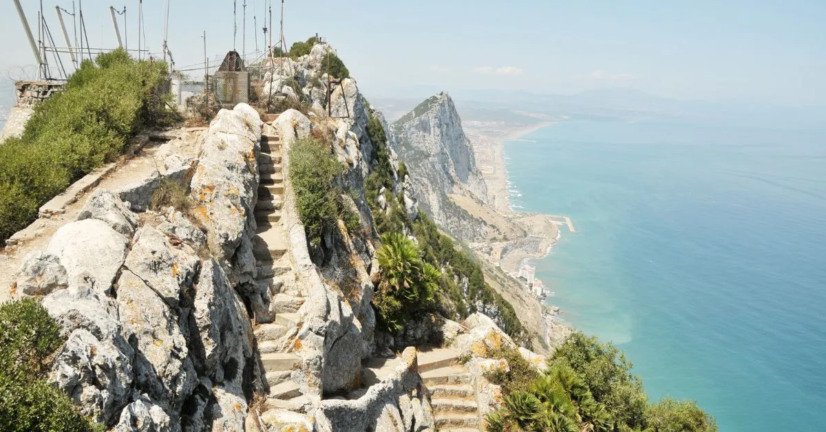 Mediterranean Steps, The Rock Of Gibraltar