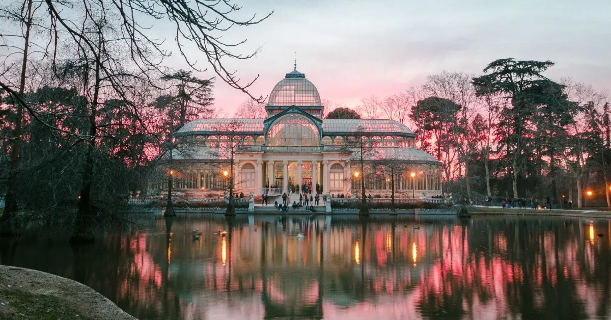 White mansion, Madrid, Spain