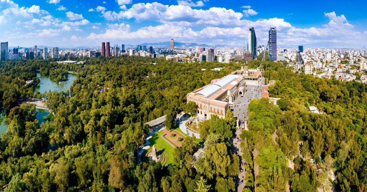 Aerial View of Mexico City