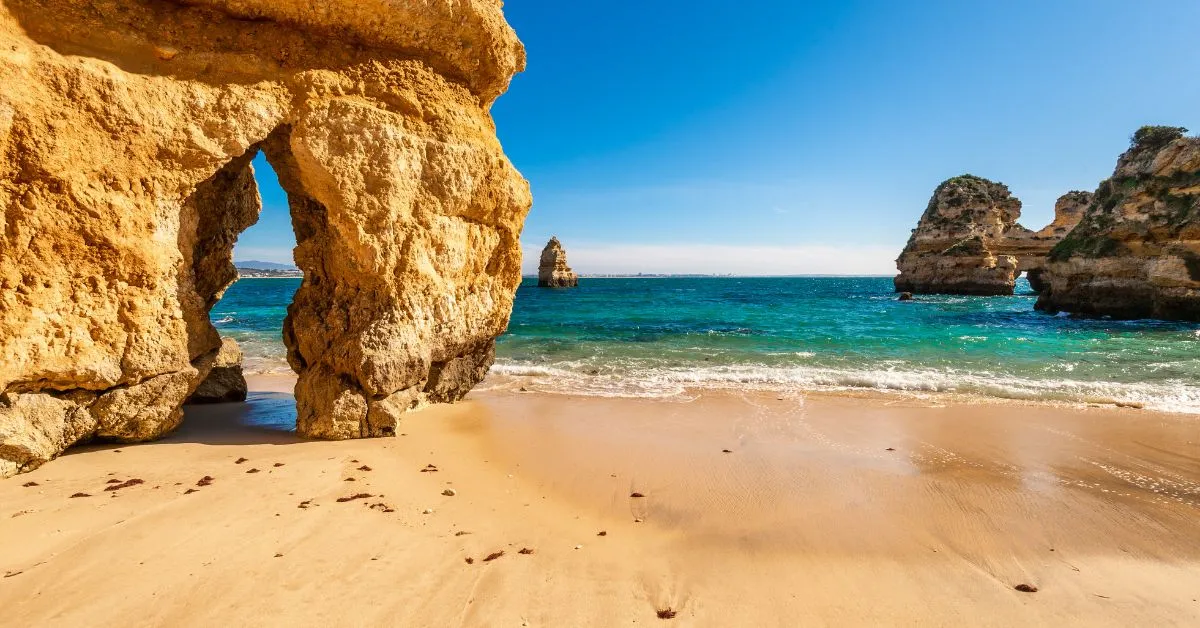 Beach in Lagos, Portugal