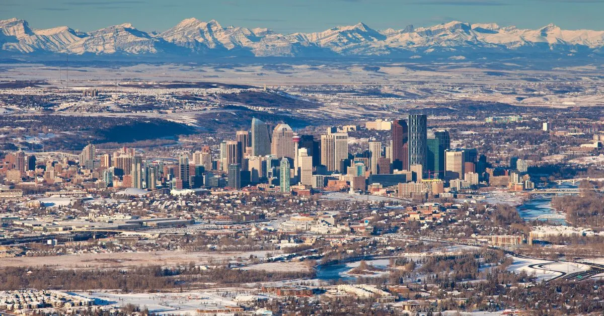 Calgary in winter