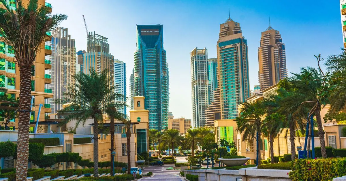 Dubai apartments and buildings