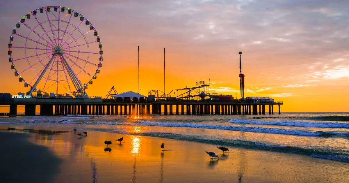 New Jersey beach sunset